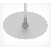 BASE-ML-ROUND Подставка круглая металлическая цвет серый