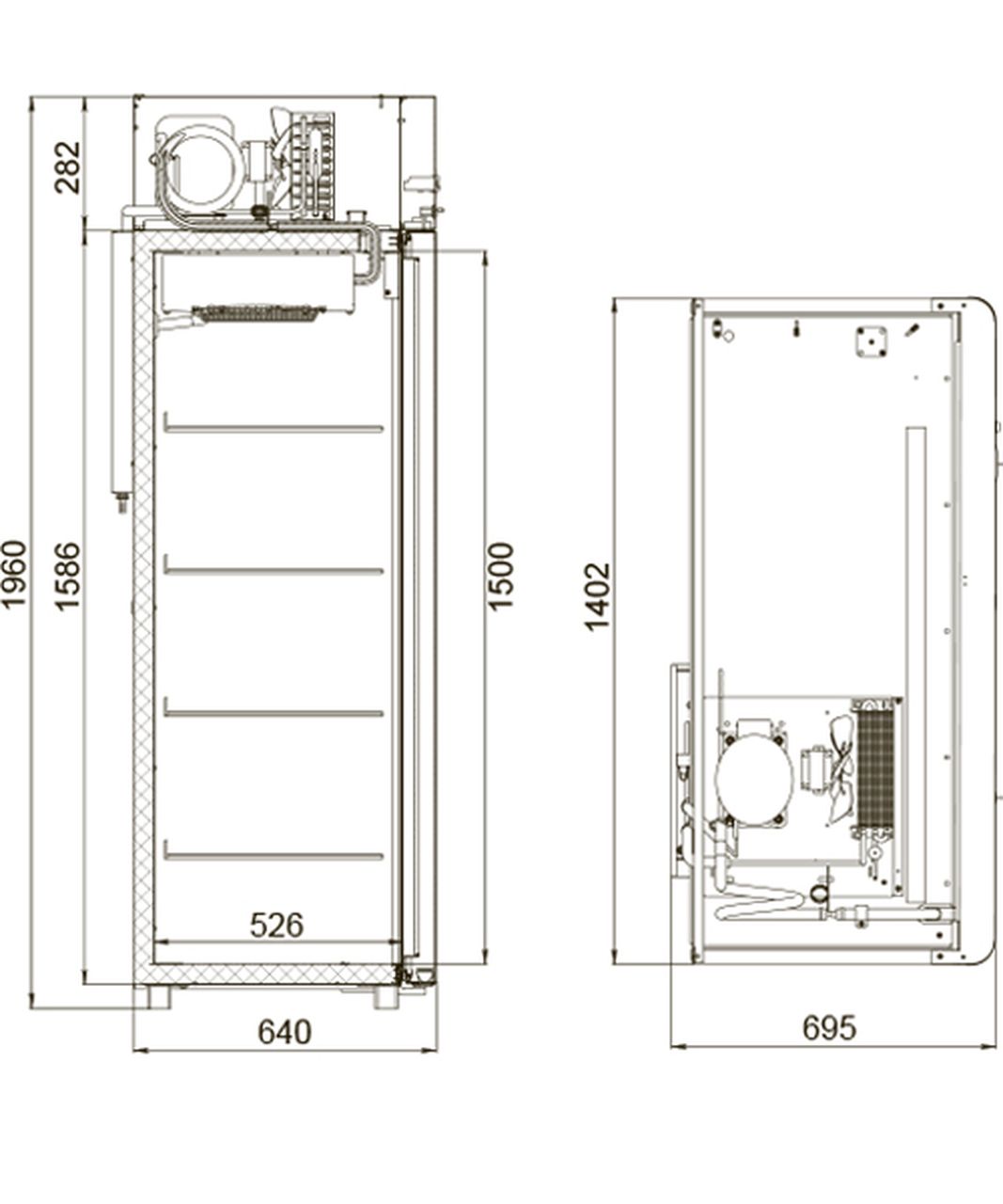 Морозильный шкаф Polair cb114-GM