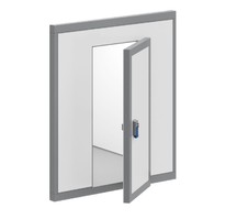 Дверной блок с распашной дверью 2500x3600 x2300