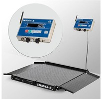 Весы низкопрофильные пандусные 4D-LA-10/10-1000-AB(RUEW)(4D-LА_AB с влагозащищенным терминалом с интерфейсами RS, USB, Ethernet, WiFi)